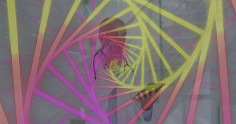 Digital healthcare technology with data processing overlay