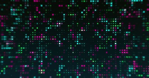 Abstract Colorful Blinking Dots Matrix Design - Download Free Stock Images Pikwizard.com