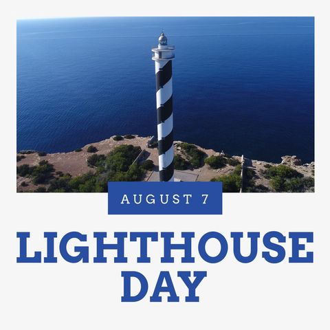 lighthouse day celebration with scenic coastal view - Download Free Stock Templates Pikwizard.com