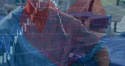 Surgeon Analyzing Medical Data with Digital Interface