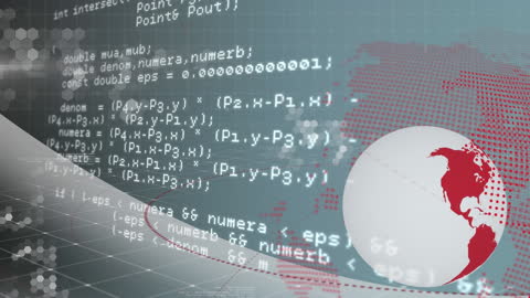 Global Connectivity and Digital Code Integration Art