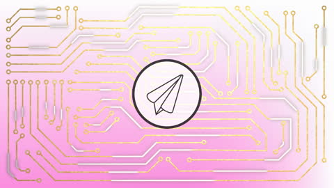 Modern Flight Technology Circuit Paper Plane Concept
