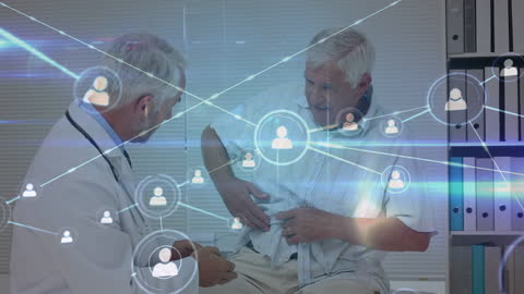 Digital Healthcare Solution Connection Concept