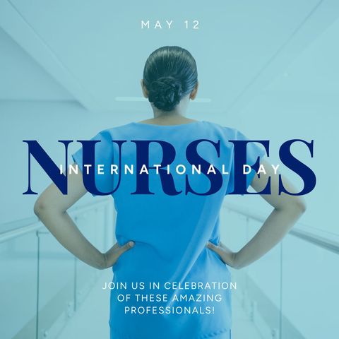 International nurses day celebration concept design
