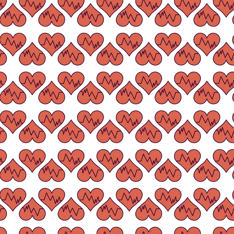 heart pattern with pulse design on transparent background - Download Free Stock Videos Pikwizard.com