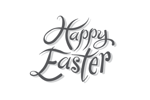 Stylish Handwritten Happy Easter Text on Transparent Background - Download Free Stock Videos Pikwizard.com