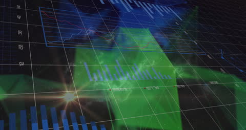 Digital Analysis of Global Financial Data over Nascent Grid Embrace