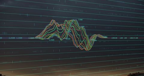 Financial Data Visualization Above Cityscape - Download Free Stock Images Pikwizard.com