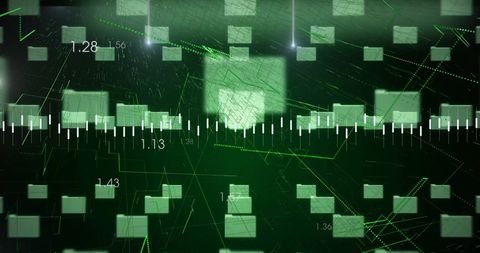 dynamic visualization of digital data processing interface - Download Free Stock Images Pikwizard.com