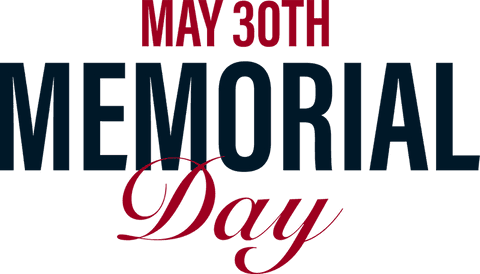 memorial day typography transparent design on may 30th - Download Free Stock Videos Pikwizard.com
