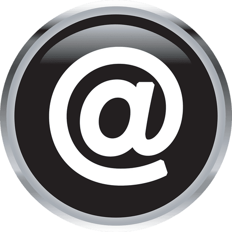 Transparent Digital At Symbol on Black Circle Design - Download Free Stock Videos Pikwizard.com
