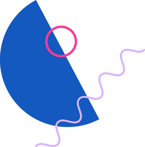 Abstract Geometric Art on Transparent Background for Modern Design