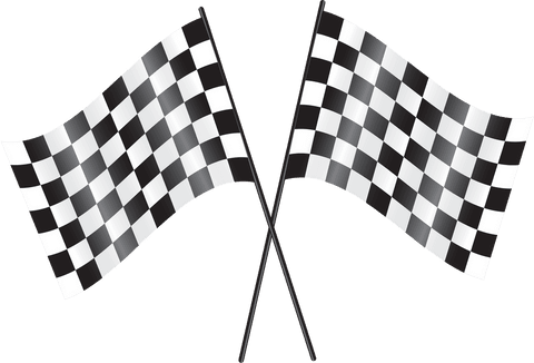 crossed checkered flags on transparent background for racing theme - Download Free Stock Videos Pikwizard.com