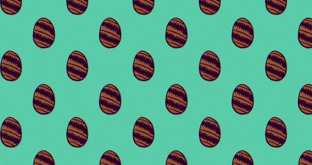 Seamless Loop Easter Egg Pattern on Green Backdrop - Download Free Stock Images Pikwizard.com