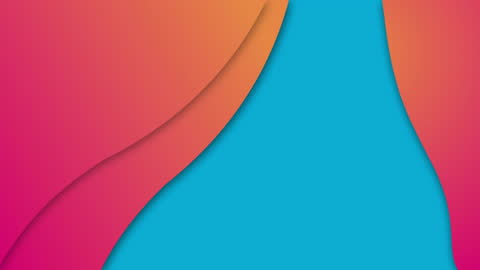 Abstract Gradient Waves with Vibrant Colors
