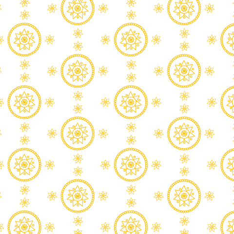 yellow ornamental pattern on transparent background - Download Free Stock Videos Pikwizard.com