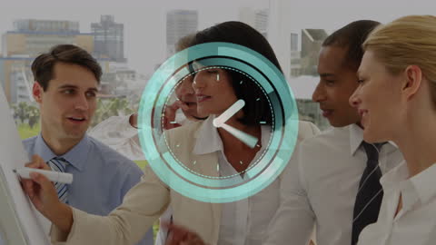 Diverse Business Team Engaging in Strategic Planning