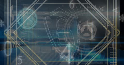 Digital Security Landscape with Data Processing Overlay