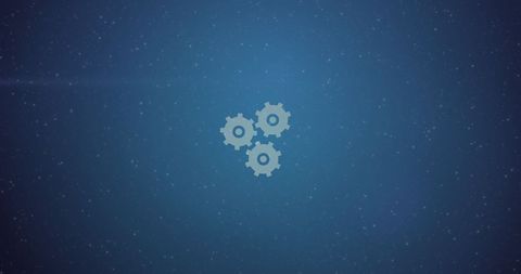 Interlocking Gears on Starry Blue Backdrop Symbolizing Innovation - Download Free Stock Images Pikwizard.com