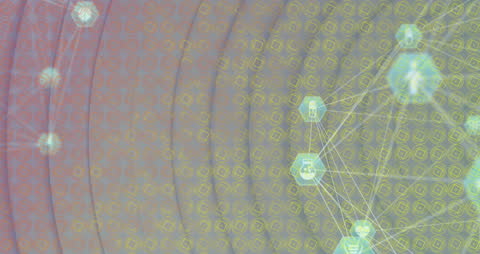 Abstract Globe with Network Connections for Modern Technology Concept