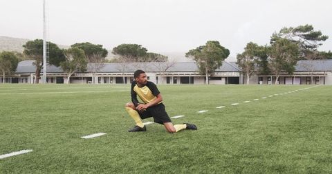 youth soccer player practicing agility drills on field - Download Free Stock Images Pikwizard.com