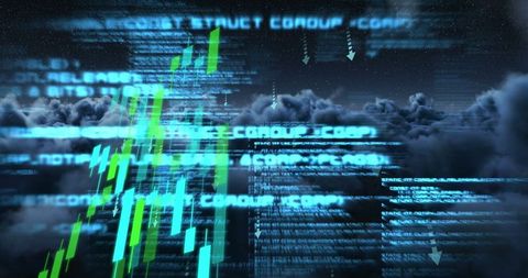 Digital Data Streams Flow Over Cloud Computing Network - Download Free Stock Images Pikwizard.com
