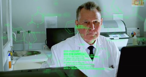 Scientist Analyzing Complex Data in Modern Laboratory - Download Free Stock Images Pikwizard.com