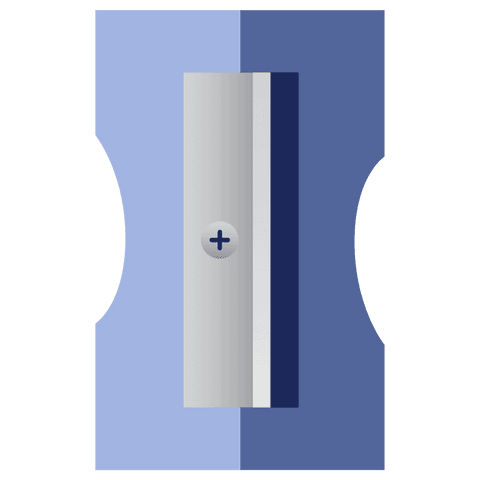 blue pencil sharpener transparent background vector - Download Free Stock Videos Pikwizard.com