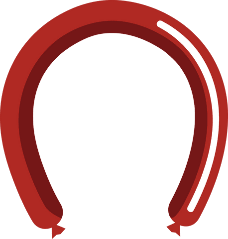 Vector sausage symbol illustration on transparent background