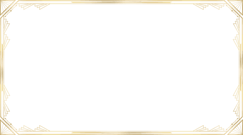 Luxury Art Deco Gold Frame Border on Transparent Background - Download Free Stock Videos Pikwizard.com