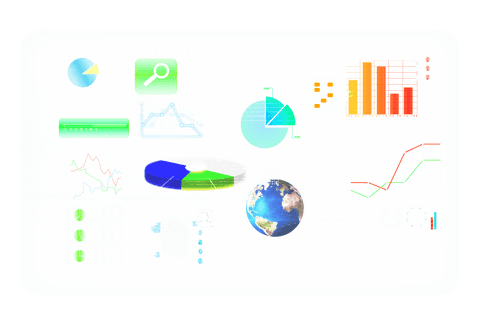 data visualization diagrams and globe on transparent background - Download Free Stock Videos Pikwizard.com