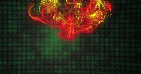 Glowing Neural Network Concept Overlaid on Binary Code Background - Download Free Stock Images Pikwizard.com