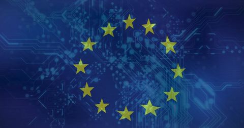 European Union Symbolizing Digital Connectivity and Innovation - Download Free Stock Images Pikwizard.com
