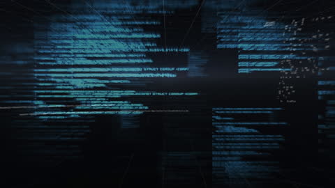 Futuristic Digital Data Flow with Minimalist Vibe