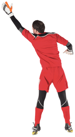 Transparent Goalkeeper Saves Ball Sporting Energetic Appearance - Download Free Stock Videos Pikwizard.com