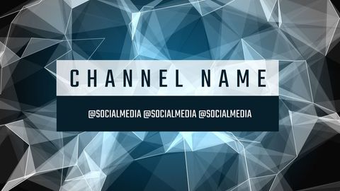 Geometric Crystal Design for Modern Channel Art - Download Free Stock Templates Pikwizard.com