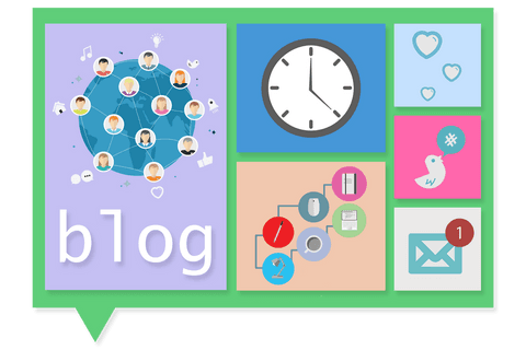 transparent media blog icons and interface screen illustration - Download Free Stock Videos Pikwizard.com