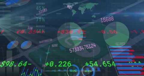 Global Finance and Technology Interface with Digital Networks - Download Free Stock Images Pikwizard.com