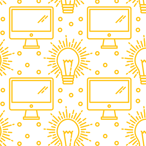 Yellow Digital Tech Pattern on Transparent PNG Background - Download Free Stock Videos Pikwizard.com