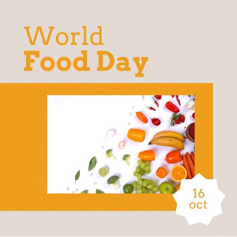 World Food Day with Fresh Produce Celebration - Download Free Stock Templates Pikwizard.com