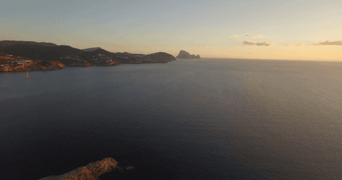 transparent beauty of sunset over serene sea and distant horizon - Download Free Stock Videos Pikwizard.com