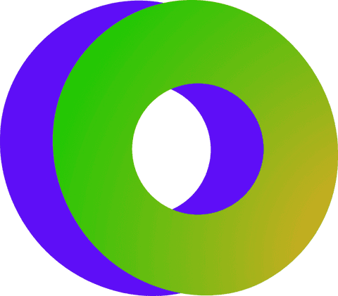 Modern Overlapping Gradient Torus on Transparent Background - Download Free Stock Videos Pikwizard.com