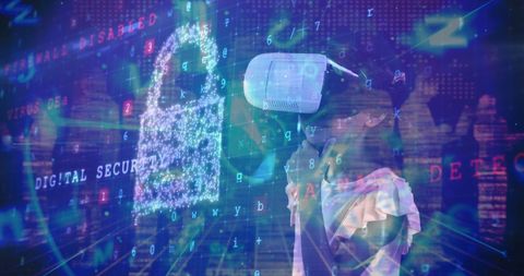 Dual Reality: Young Girl Interacting with Augmented and Digital Worlds - Download Free Stock Images Pikwizard.com