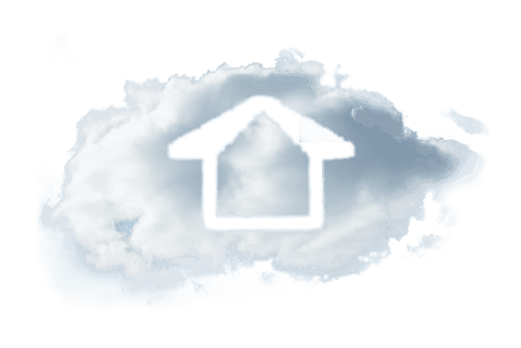 cloud housing concept with transparent home icon - Download Free Stock Videos Pikwizard.com