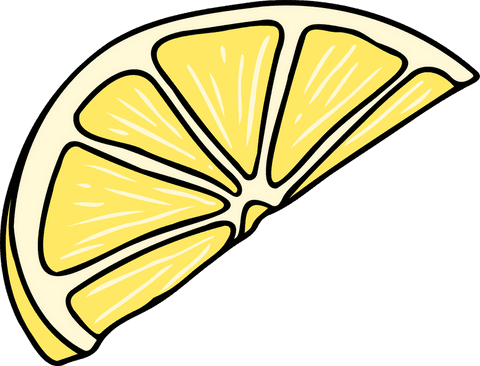 transparent cartoon lemon wedge on clear background - Download Free Stock Videos Pikwizard.com