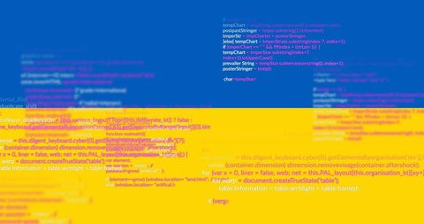 We Stand with Ukraine Overlay on Data Processing Code - Download Free Stock Images Pikwizard.com