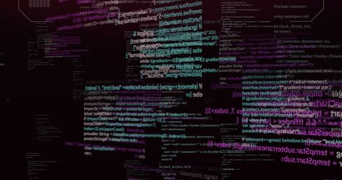 Abstract Digital Code Representation in Futuristic Design - Download Free Stock Images Pikwizard.com