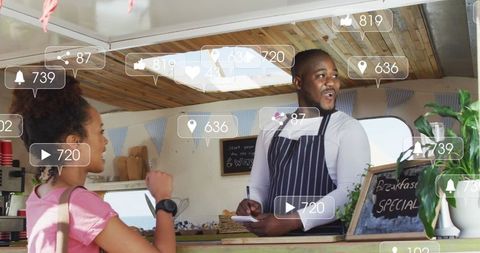 Social Media Engagement at Urban Food Truck