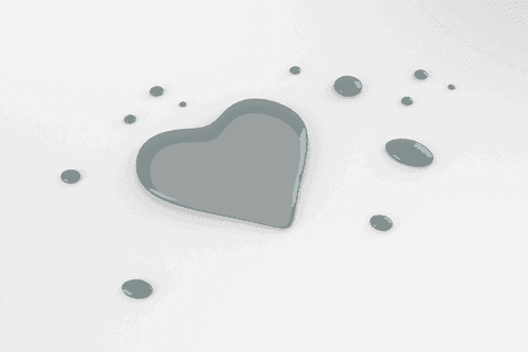 Transparent Heart with Drops During Festive Season - Download Free Stock Videos Pikwizard.com