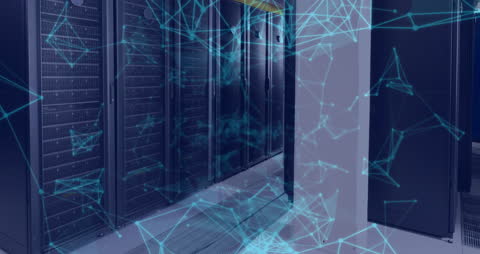 Network Animation Overlay on Data Center Servers